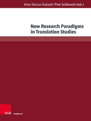cover image of New Research Paradigms in Translation Studies
